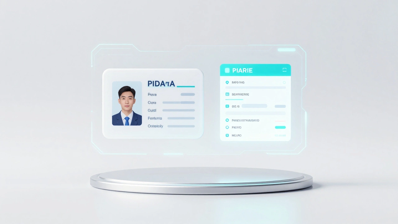 Holographic digital health record and secure e-prescription interface