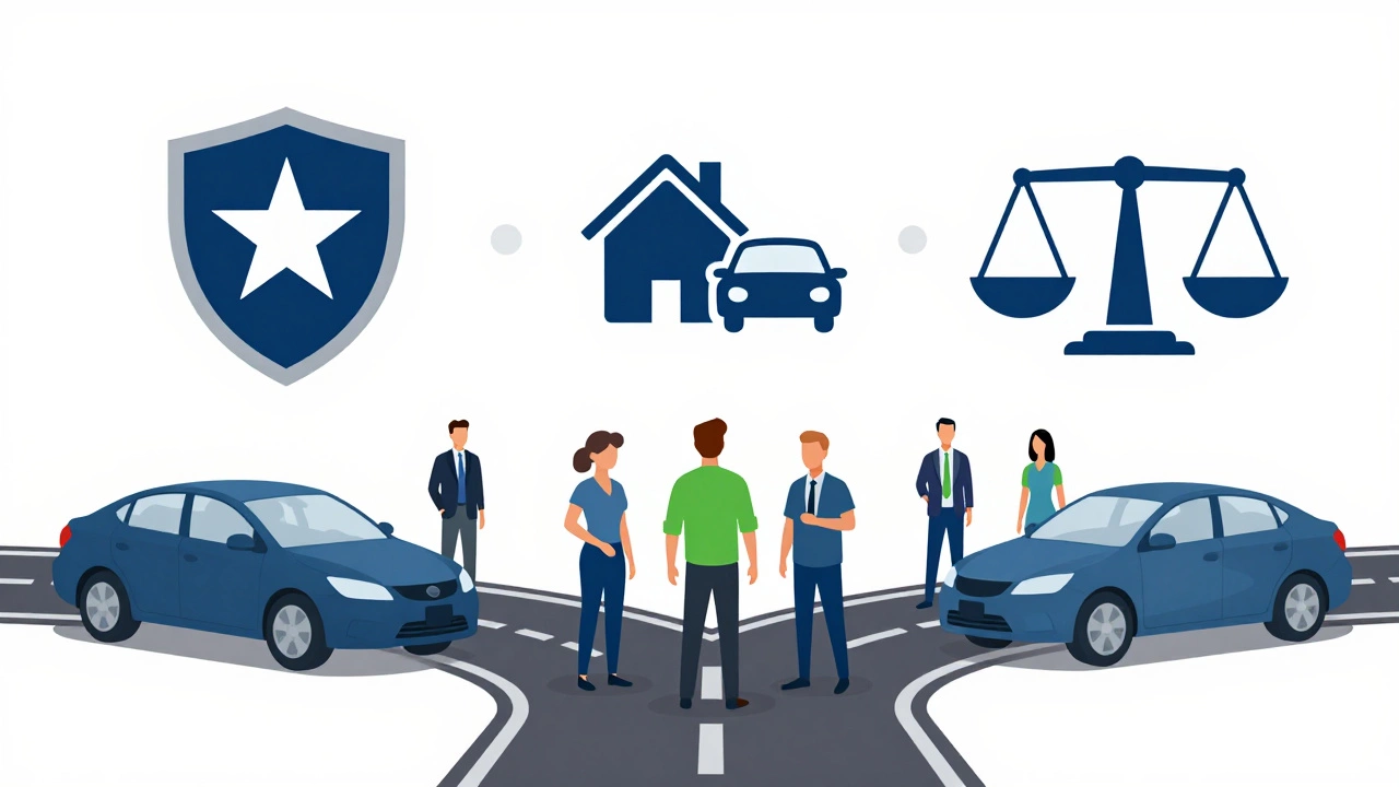 Drivers choosing between various auto insurance options and discounts