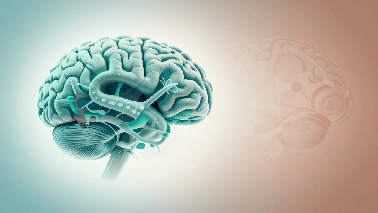 Healthy brain vs surgical inflammation, illustrating anesthesia safety facts