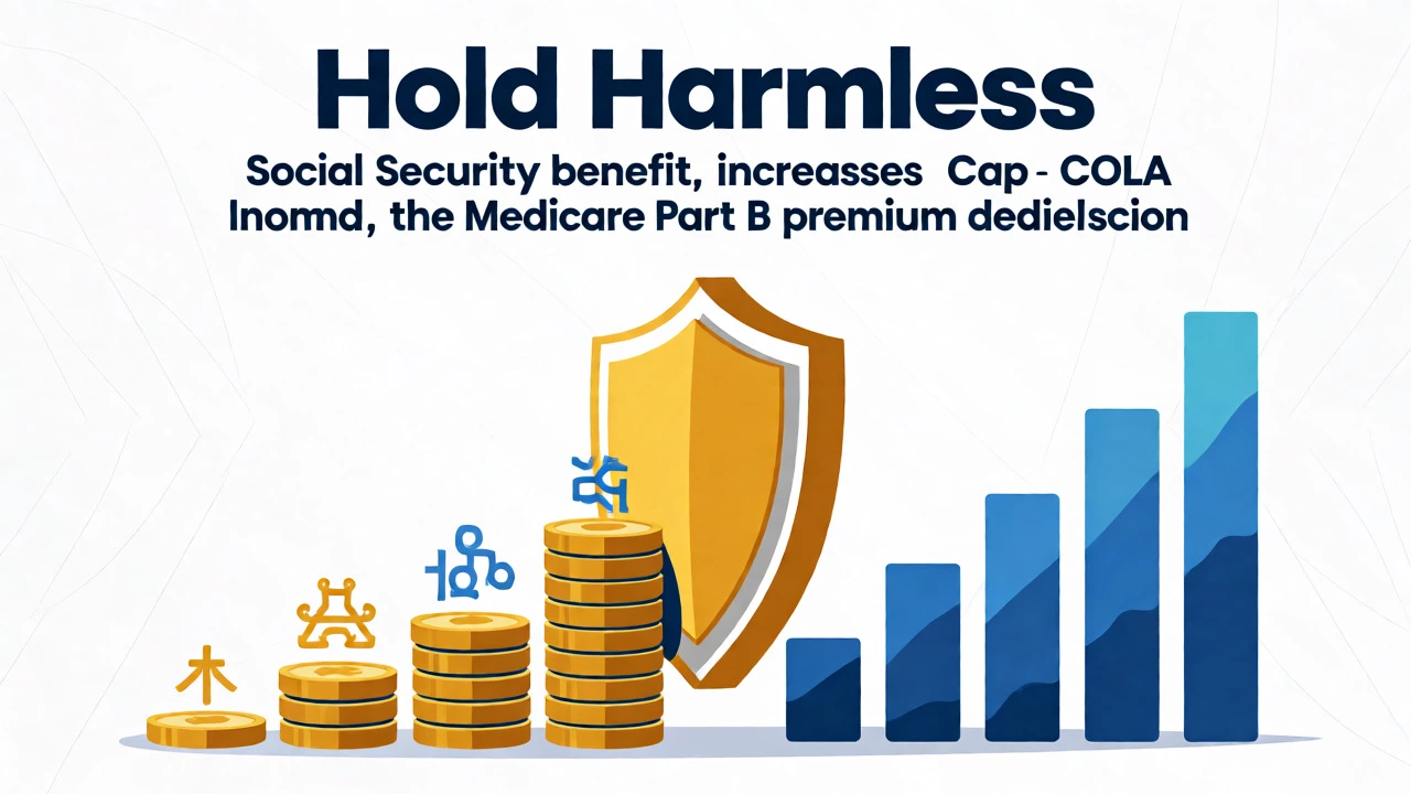 Conceptual illustration of a shield protecting income from rising medical costs.